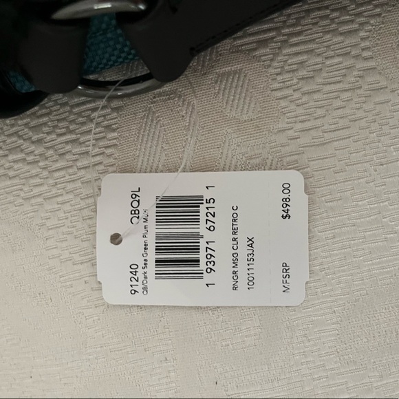 Coach black and purple messenger retro bag and sea green canvas. NWT - Picture 16 of 16